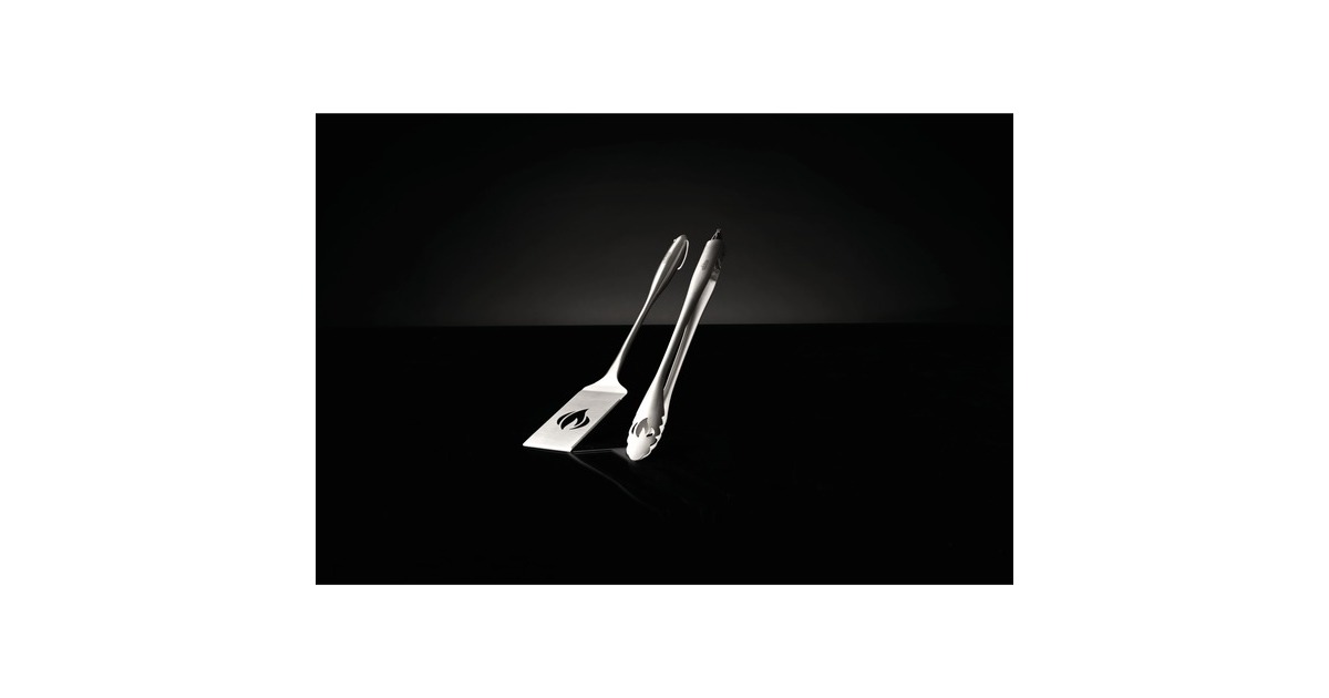 Napoleon 2-teiliges PRO Grillbesteck-Set Edelstahl(edelstahl, Grillzange und Wender)