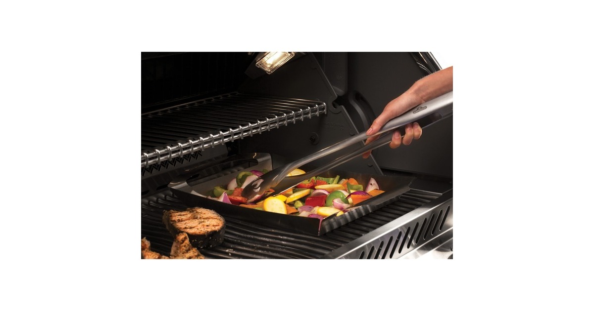 Napoleon 2-teiliges PRO Grillbesteck-Set Edelstahl(edelstahl, Grillzange und Wender)