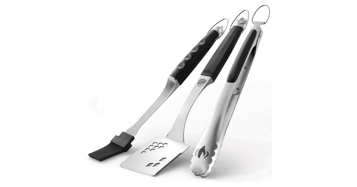 Napoleon 3-teiliges President's Limited Grillbesteck-Set(edelstahl/schwarz, Grillzange, Pinsel und Wender) Napoleon 3-teiliges President's Limited Grillbesteck-Set(edelstahl/schwarz, Grillzange, Pinsel und Wender)