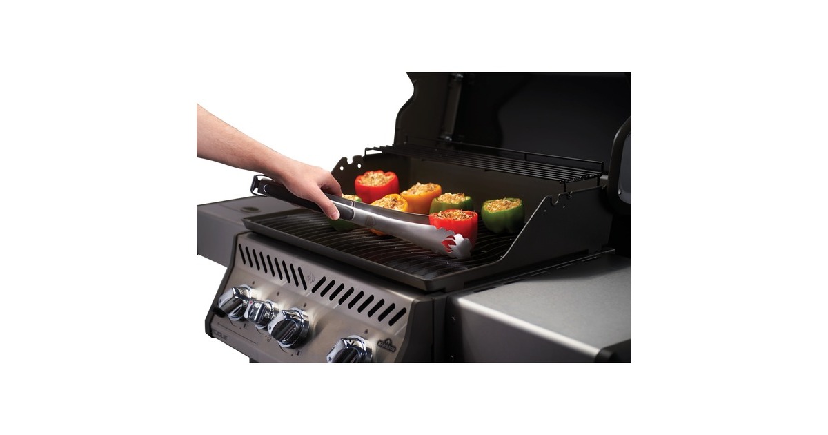 Napoleon 3-teiliges President's Limited Grillbesteck-Set(edelstahl/schwarz, Grillzange, Pinsel und Wender)