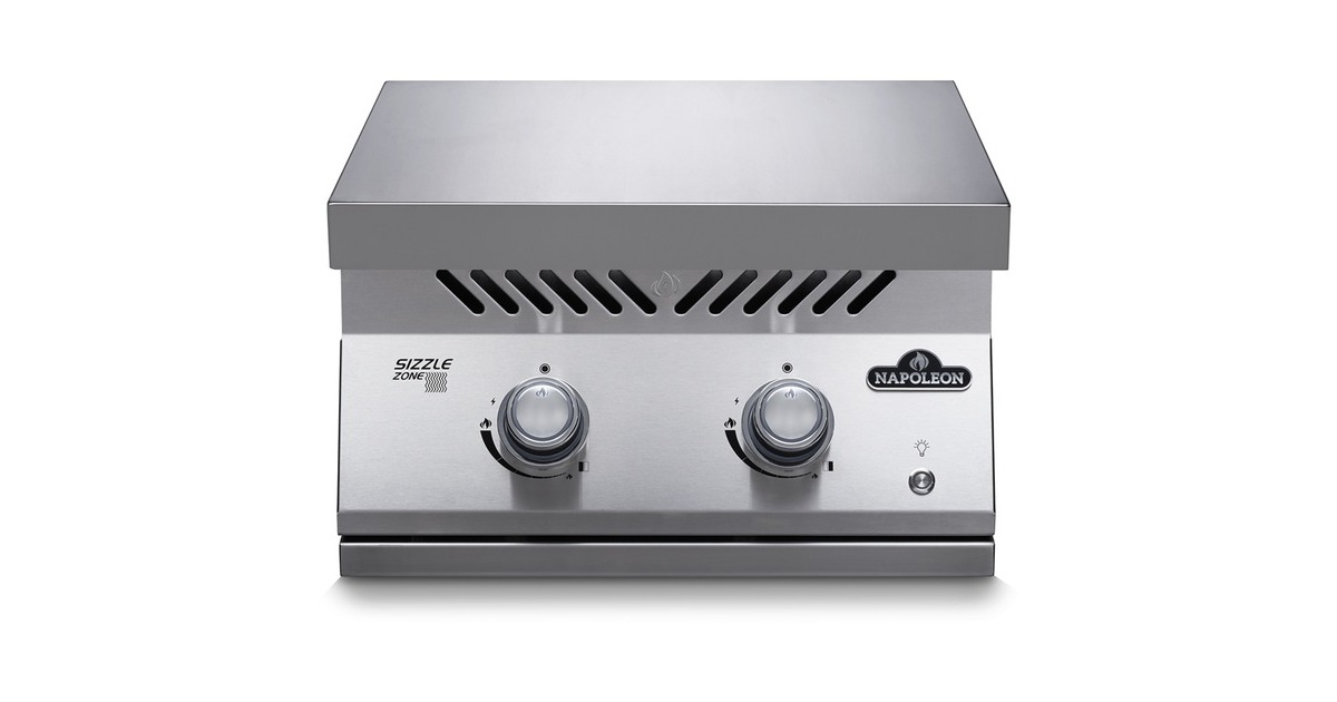 Napoleon 700-Einbau SIZZLE ZONE, groß, Gasbrenner(edelstahl, SIZZLE ZONE zum Nachrüsten, 2 Brenner)