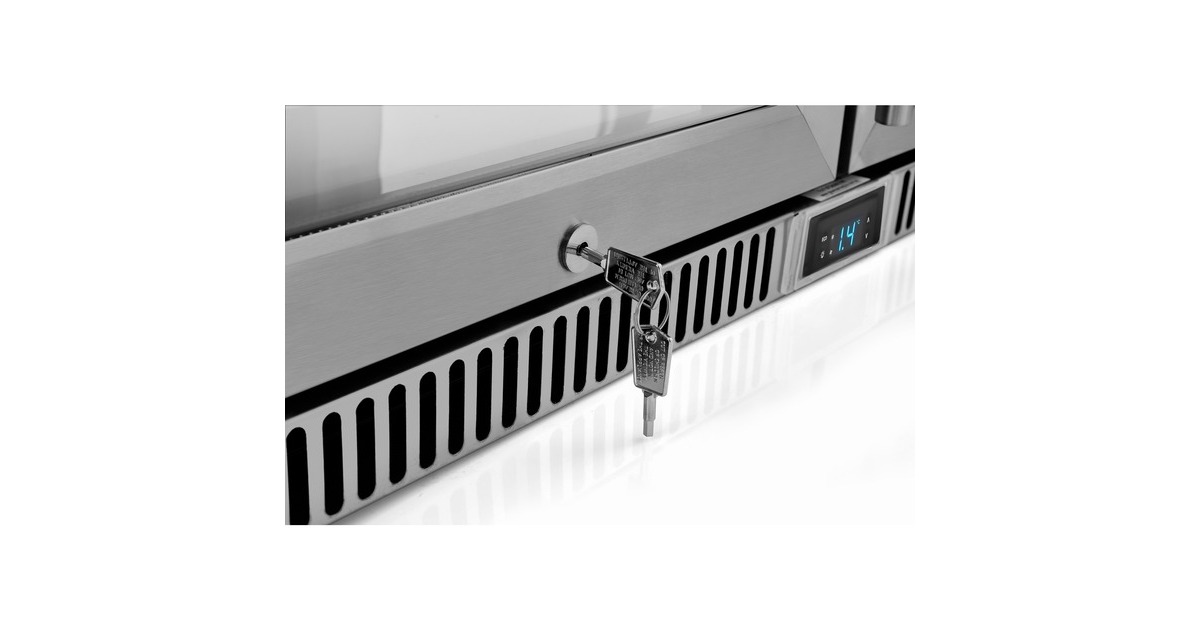 Napoleon Außen-Kühlschrank NFR210ODGL-CE, Getränkekühlschrank(edelstahl, Doppeltür)