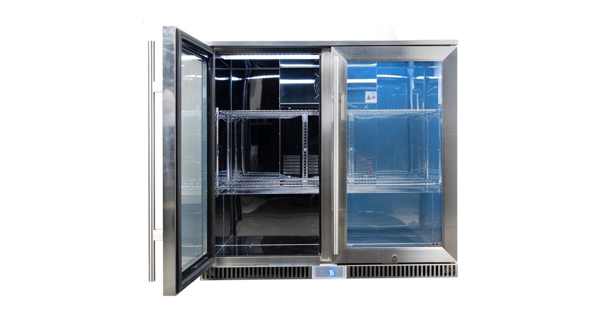 Napoleon Außen-Kühlschrank NFR210ODGL-CE, Getränkekühlschrank(edelstahl, Doppeltür)