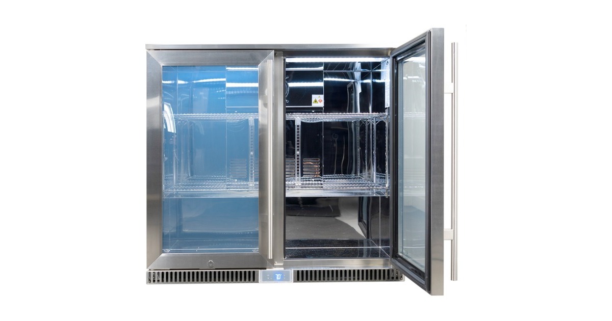 Napoleon Außen-Kühlschrank NFR210ODGL-CE, Getränkekühlschrank(edelstahl, Doppeltür)