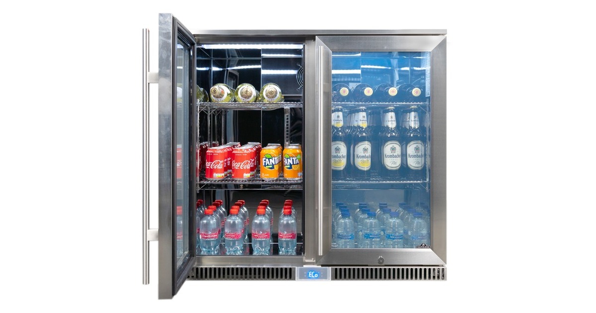 Napoleon Außen-Kühlschrank NFR210ODGL-CE, Getränkekühlschrank(edelstahl, Doppeltür)