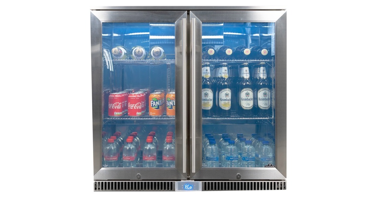 Napoleon Außen-Kühlschrank NFR210ODGL-CE, Getränkekühlschrank(edelstahl, Doppeltür)