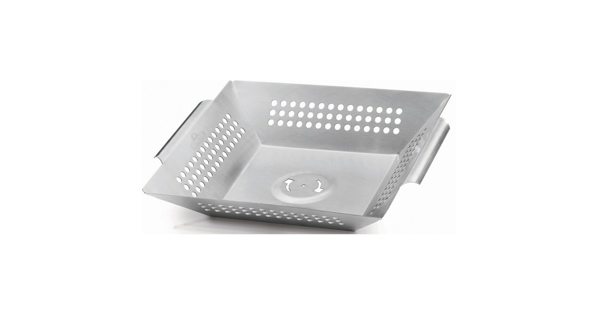 Napoleon Edelstahl Geflügelhalter & Gemüsekorb, Grillkorb(silber)