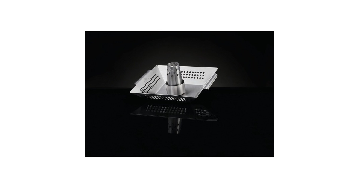 Napoleon Edelstahl Geflügelhalter & Gemüsekorb, Grillkorb(silber)