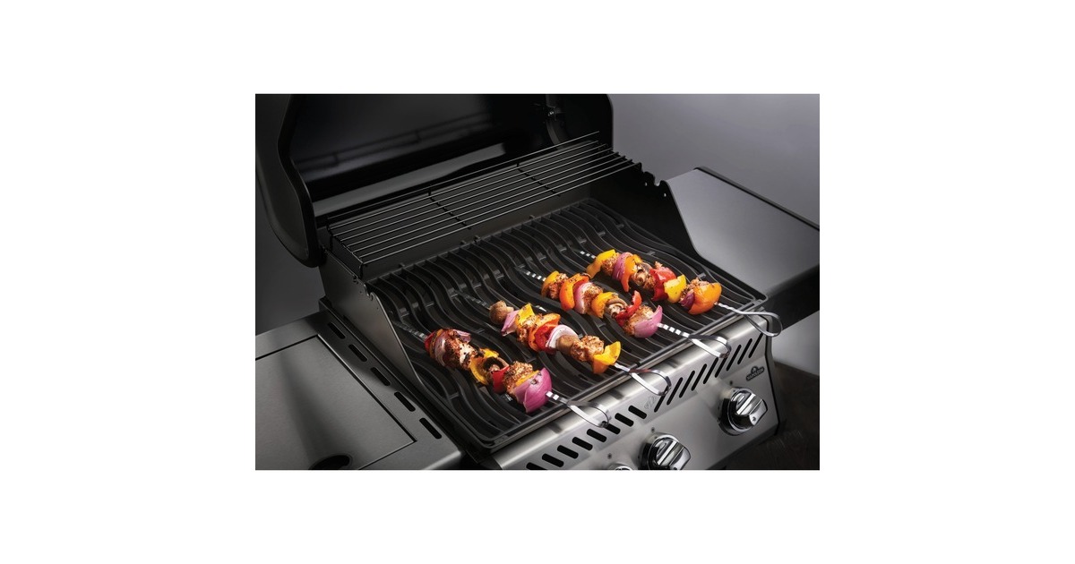 Napoleon Edelstahl Schaschlik-Spieße Set, 8 Stück, Grillspieß(silber)