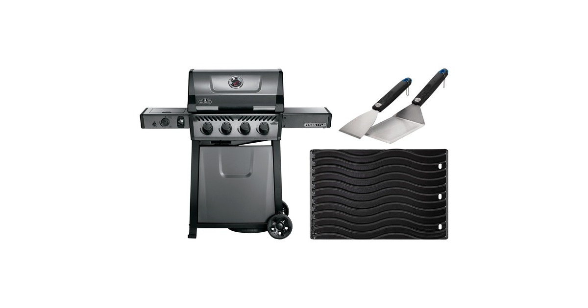 Napoleon Gasgrill Freestyle 425 SIB Graphit, mit SIZZLE ZONE + Plancha + Tool(graphit/schwarz, Aktionspaket "Extrawurst") Napoleon Gasgrill Freestyle 425 SIB Graphit, mit SIZZLE ZONE + Plancha + Tool(graphit/schwarz, Aktionspaket "Extrawurst")