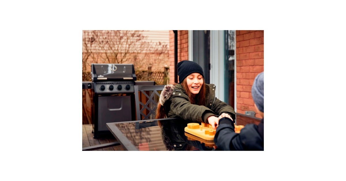 Napoleon Gasgrill Freestyle 425 SIB Graphit, mit SIZZLE ZONE + Plancha + Tool(graphit/schwarz, Aktionspaket 