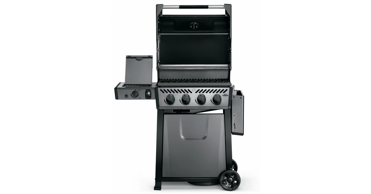 Napoleon Gasgrill Freestyle 425 SIB Graphit, mit SIZZLE ZONE + Plancha + Tool(graphit/schwarz, Aktionspaket 