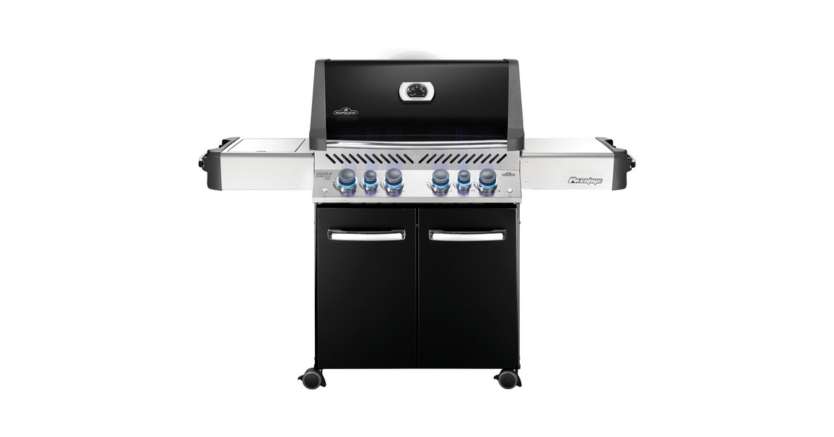 Napoleon Gasgrill Prestige 500(schwarz/silber, mit SIZZLE ZONE)