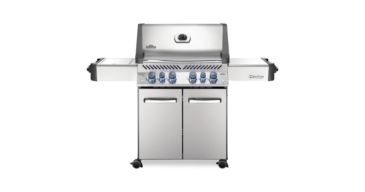 Napoleon Gasgrill Prestige 500 Edelstahl(silber, mit SIZZLE ZONE)