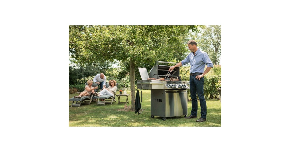 Napoleon Gasgrill Prestige Pro 500, inkl. Drehspieß-Set(edelstahl, mit SIZZLE ZONE)