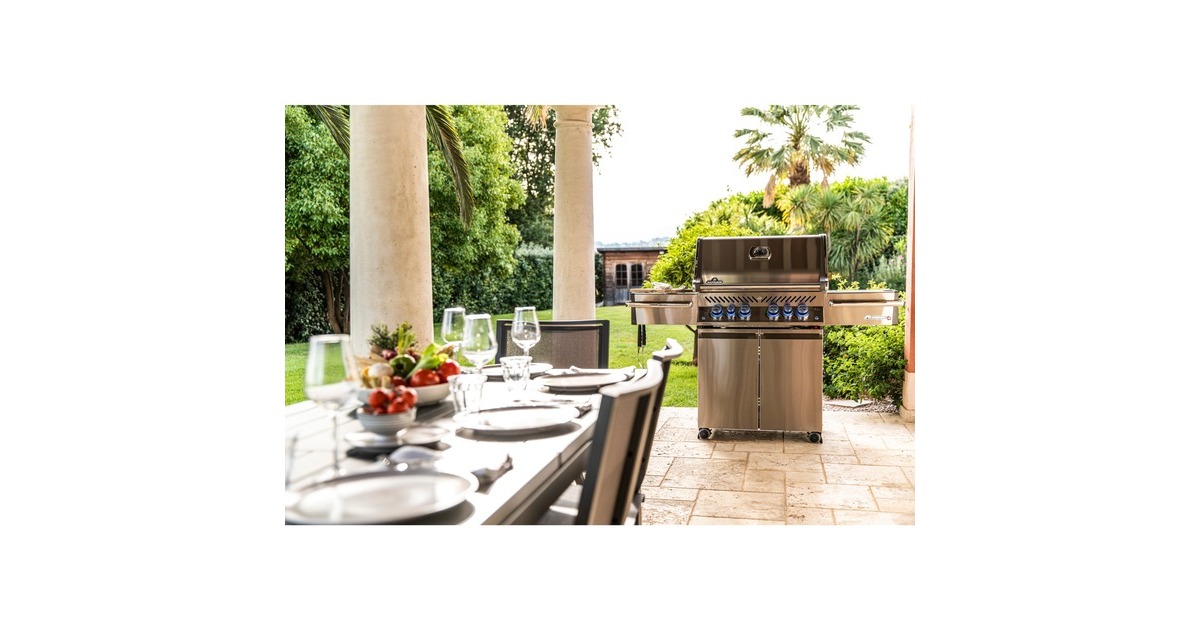 Napoleon Gasgrill Prestige Pro 500, inkl. Drehspieß-Set(edelstahl, mit SIZZLE ZONE)