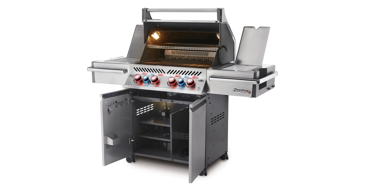 Napoleon Gasgrill Prestige Pro 500, inkl. Drehspieß-Set(edelstahl, mit SIZZLE ZONE)