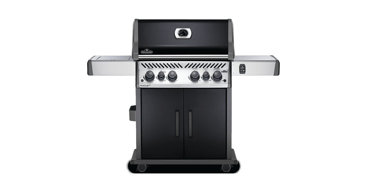 Napoleon Gasgrill Rogue SE 525(schwarz/silber, mit SIZZLE-ZONE)
