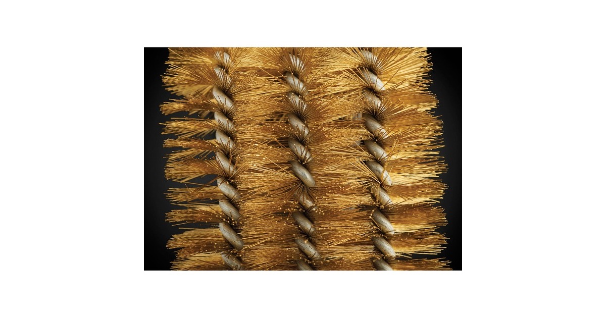 Napoleon Grillbürste dreireihig, mit Messingborsten, Grill-Reinigungsbürste(schwarz)