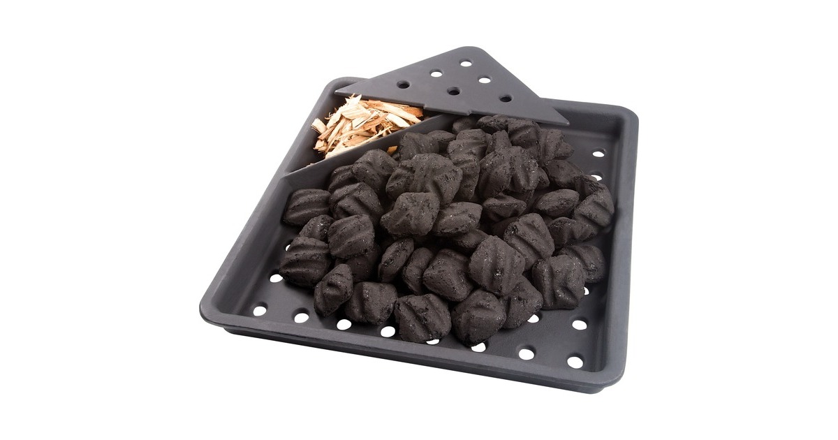 Napoleon Gusseisen Holzkohleeinsatz & Räuchervorrichtung, Grillkorb(schwarz)