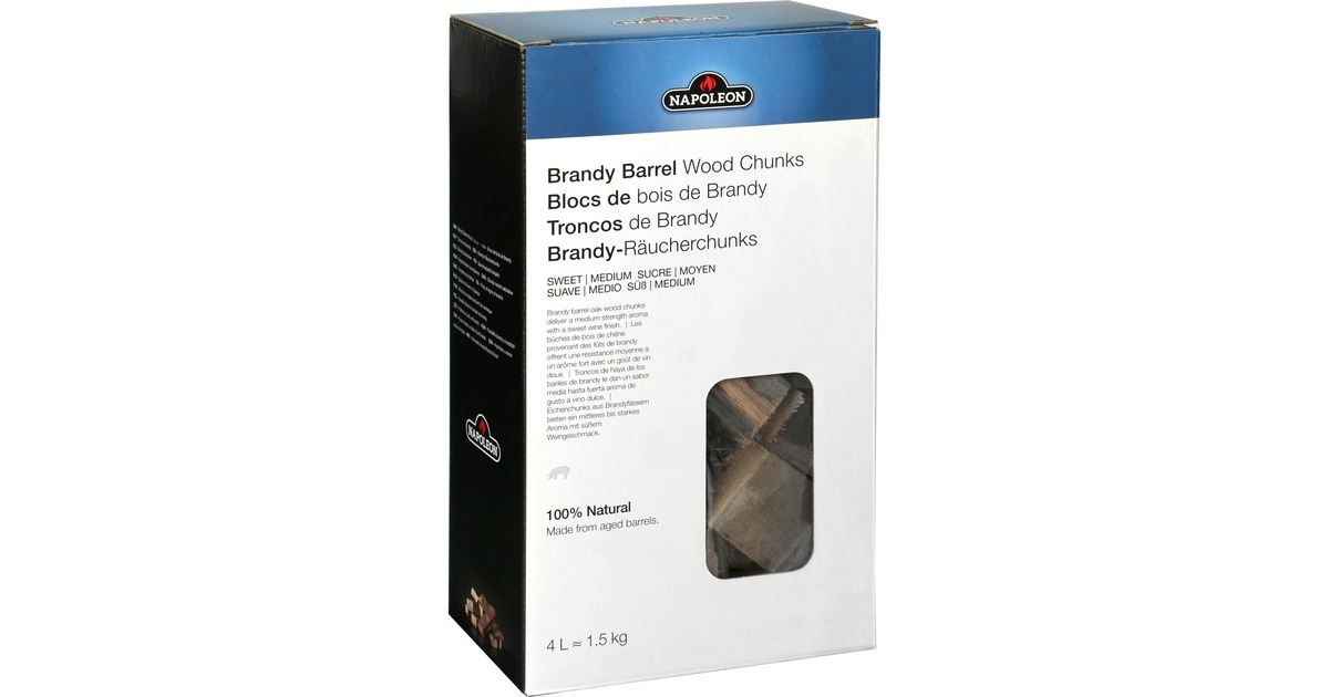 Napoleon Holz-Räucherchunks Brandy-Eiche, Räucherchips(1,5kg)