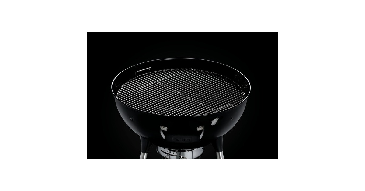 Napoleon Holzkohle Kugelgrill N22K-LEG-3, Holzkohlegrill(schwarz, Ø 57cm)