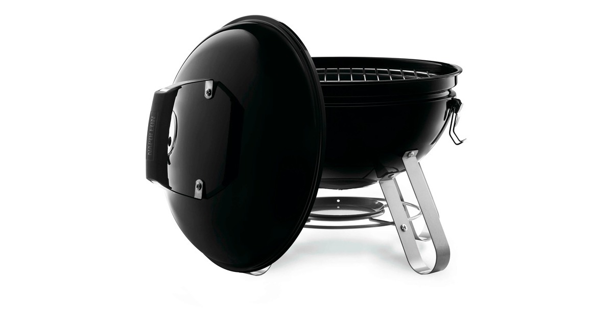 Napoleon Holzkohle Kugelgrill NK14K-LEG-3, Holzkohlegrill(schwarz, Ø 37cm)