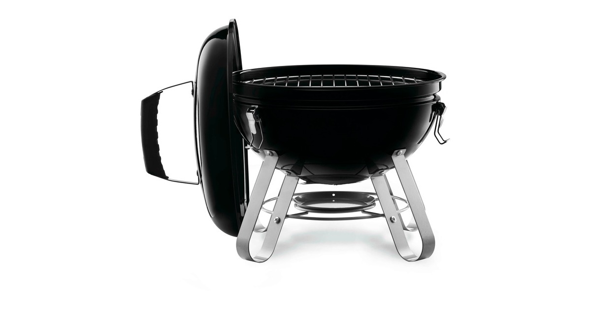 Napoleon Holzkohle Kugelgrill NK14K-LEG-3, Holzkohlegrill(schwarz, Ø 37cm)