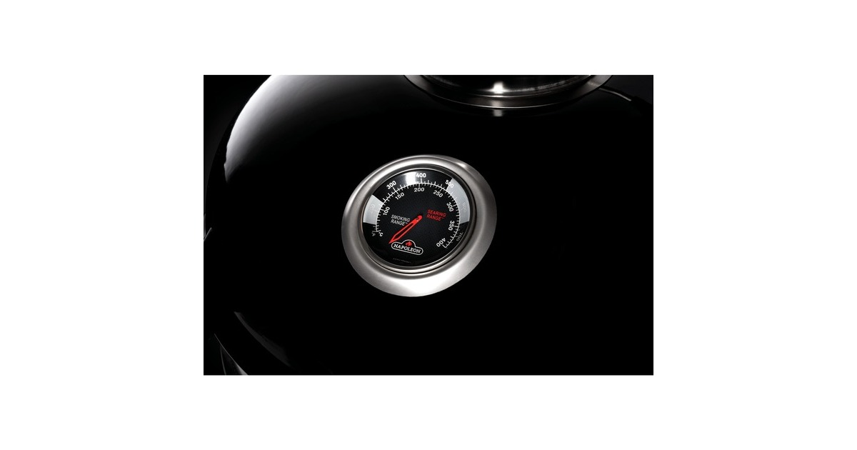 Napoleon Holzkohle Kugelgrill NK18K-LEG-3, Holzkohlegrill(schwarz, Ø 47cm)