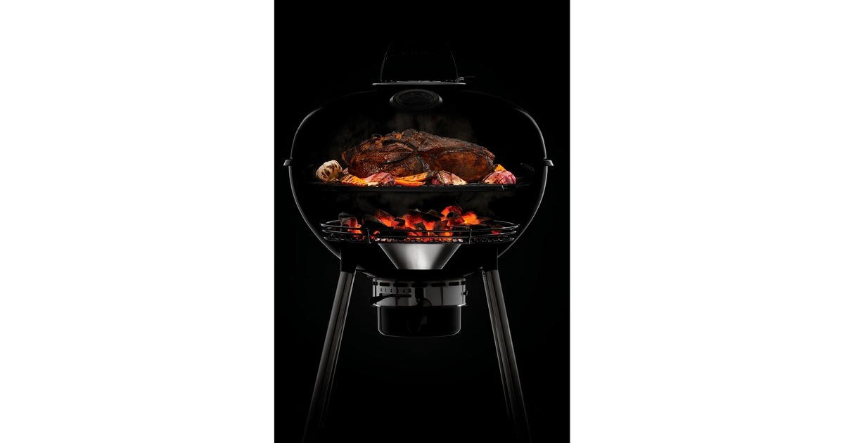Napoleon Holzkohle Kugelgrill NK18K-LEG-3, Holzkohlegrill(schwarz, Ø 47cm)