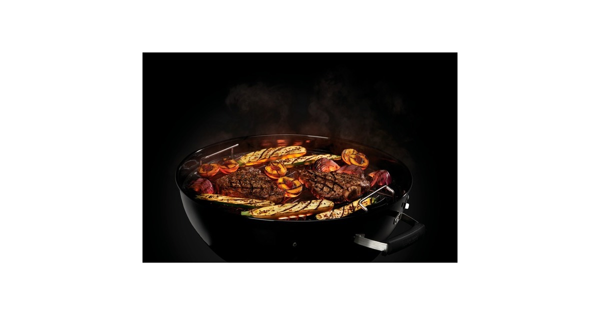 Napoleon Holzkohle Kugelgrill NK18K-LEG-3, Holzkohlegrill(schwarz, Ø 47cm)