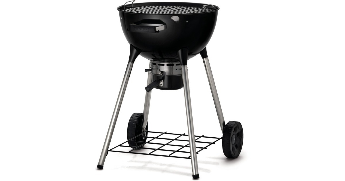 Napoleon Holzkohle Kugelgrill NK18K-LEG-3, Holzkohlegrill(schwarz, Ø 47cm)