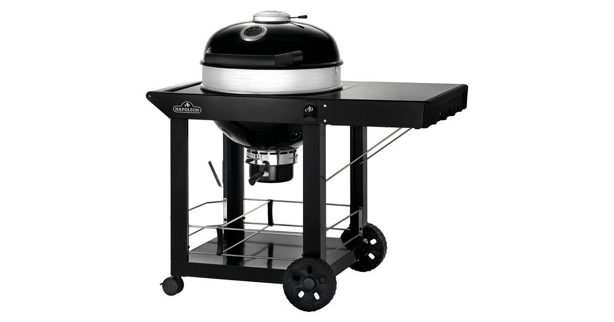 Napoleon Holzkohle Kugelgrill PRO22K-LEG-3, Holzkohlegrill(schwarz, Ø 57cm)