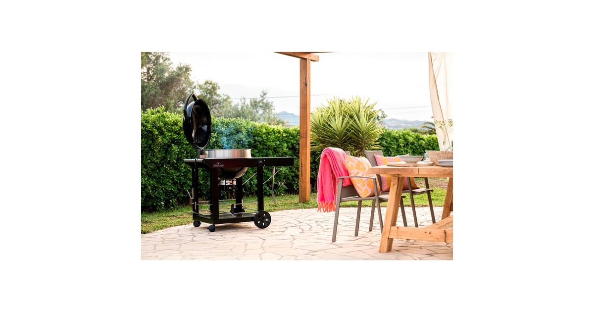 Napoleon Holzkohle Kugelgrill PRO22K-LEG-3, Holzkohlegrill(schwarz, Ø 57cm)