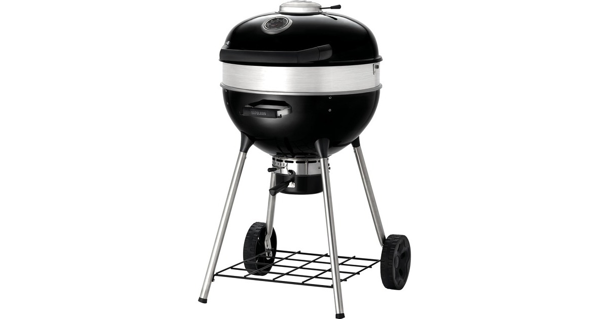 Napoleon Holzkohle Kugelgrill PRO22K in Rollwagen, Holzkohlegrill(schwarz, Ø 57cm)