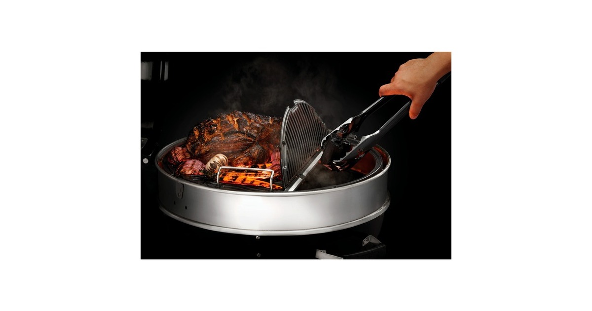 Napoleon Holzkohle Kugelgrill PRO22K in Rollwagen, Holzkohlegrill(schwarz, Ø 57cm)