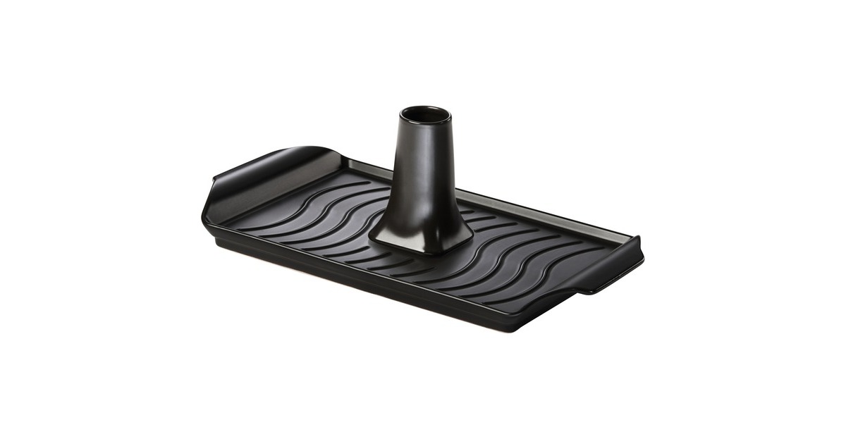 Napoleon Keramische Grillplatte 43 x 25cm, mit Geflügelhalter(schwarz)