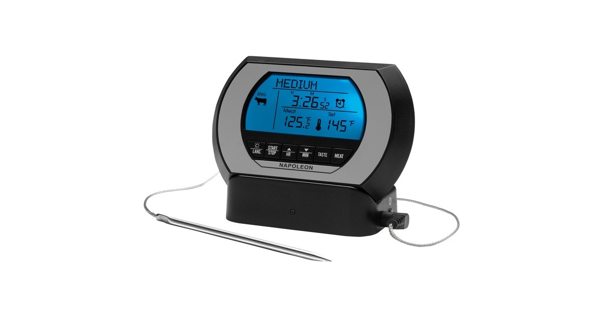 Napoleon PRO Digitales Funk-Thermometer(schwarz)