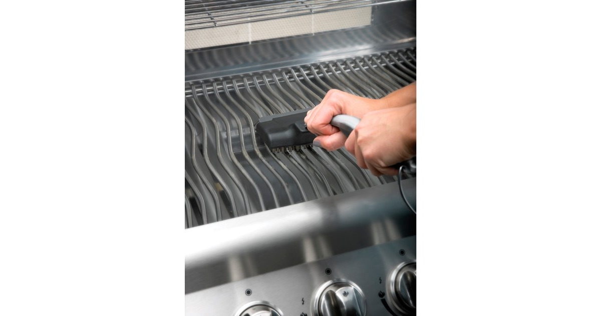 Napoleon PRO Edelstahl Grill­-Reinigungsbürs­te, Grill-Reinigungsbürste(edelstahl/schwarz)