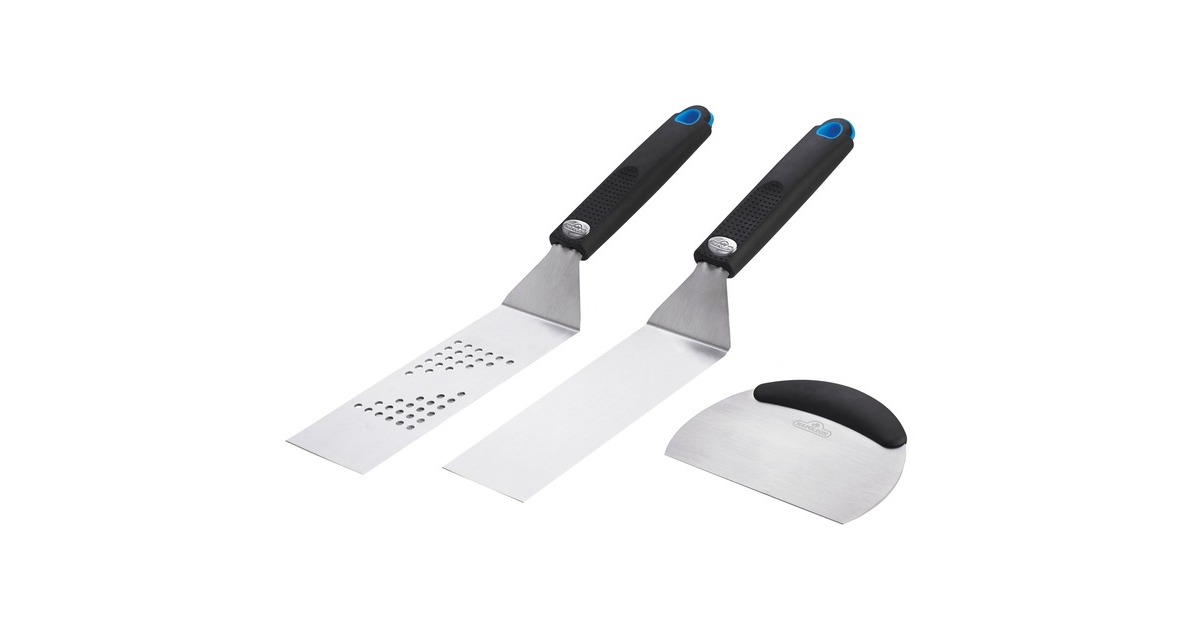 Napoleon Plancha-Grillbesteckset, 3-teilig(schwarz/edelstahl)