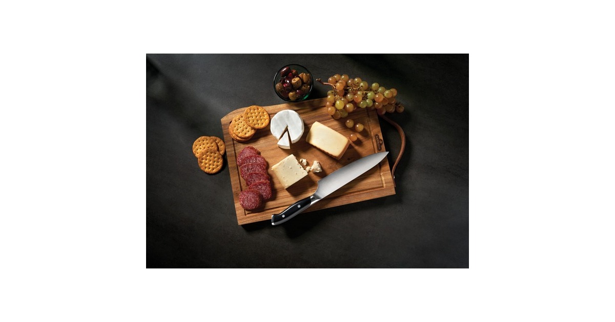 Napoleon President Edition Schneidebrett inkl. PRO Chef Messer(holz/edelstahl)