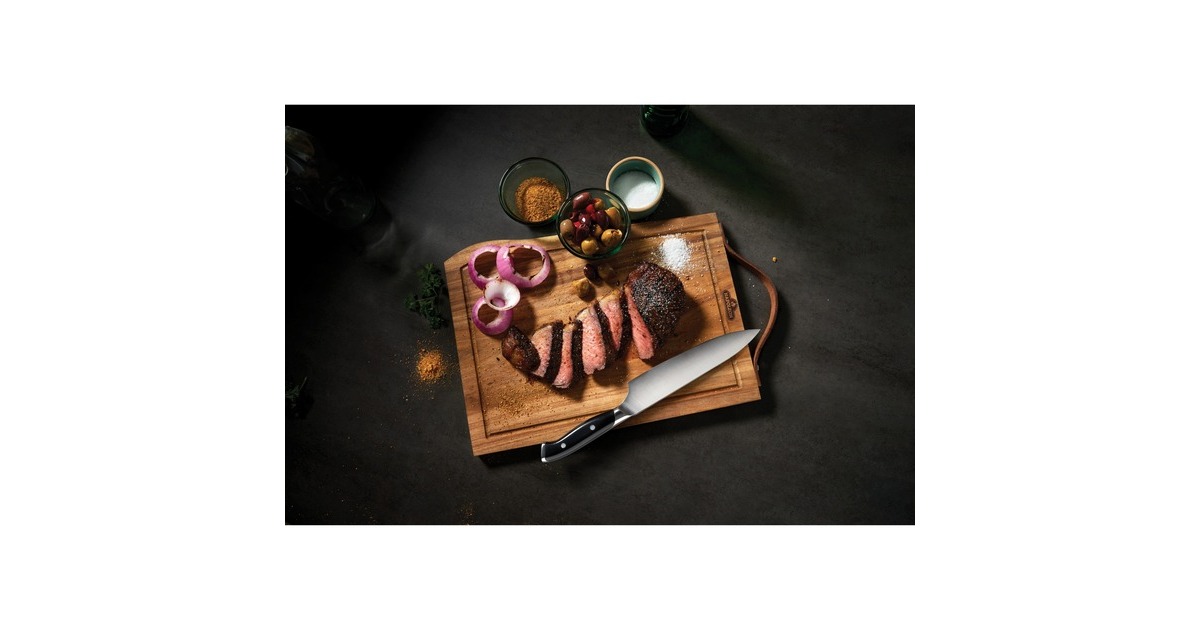 Napoleon President Edition Schneidebrett inkl. PRO Chef Messer(holz/edelstahl)