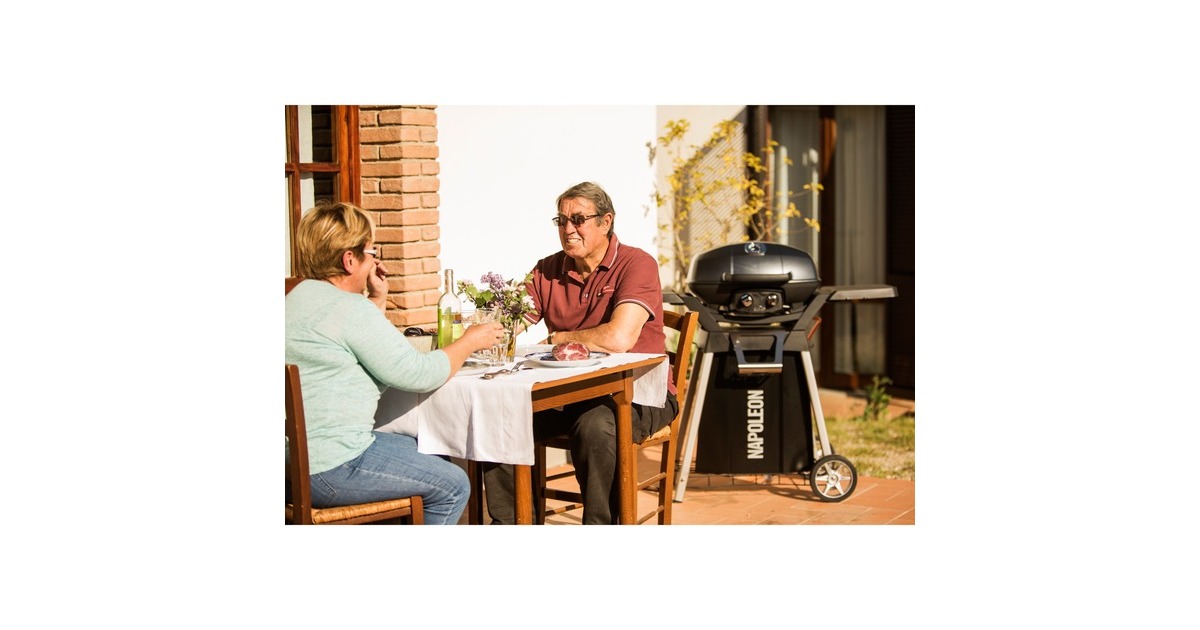 Napoleon TravelQ PRO285 mit TravelQ-Wagen, Gasgrill(schwarz, Set)