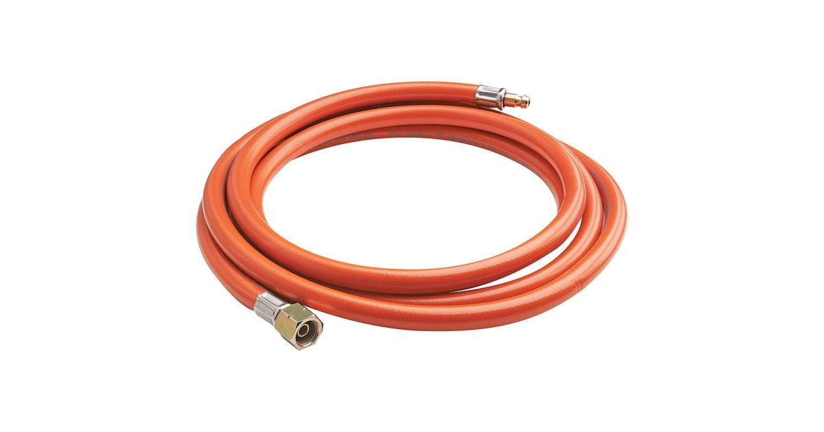 Napoleon Wohnwagen Anschluss-Kit, Adapter 30mbar(orange, 3 Meter)