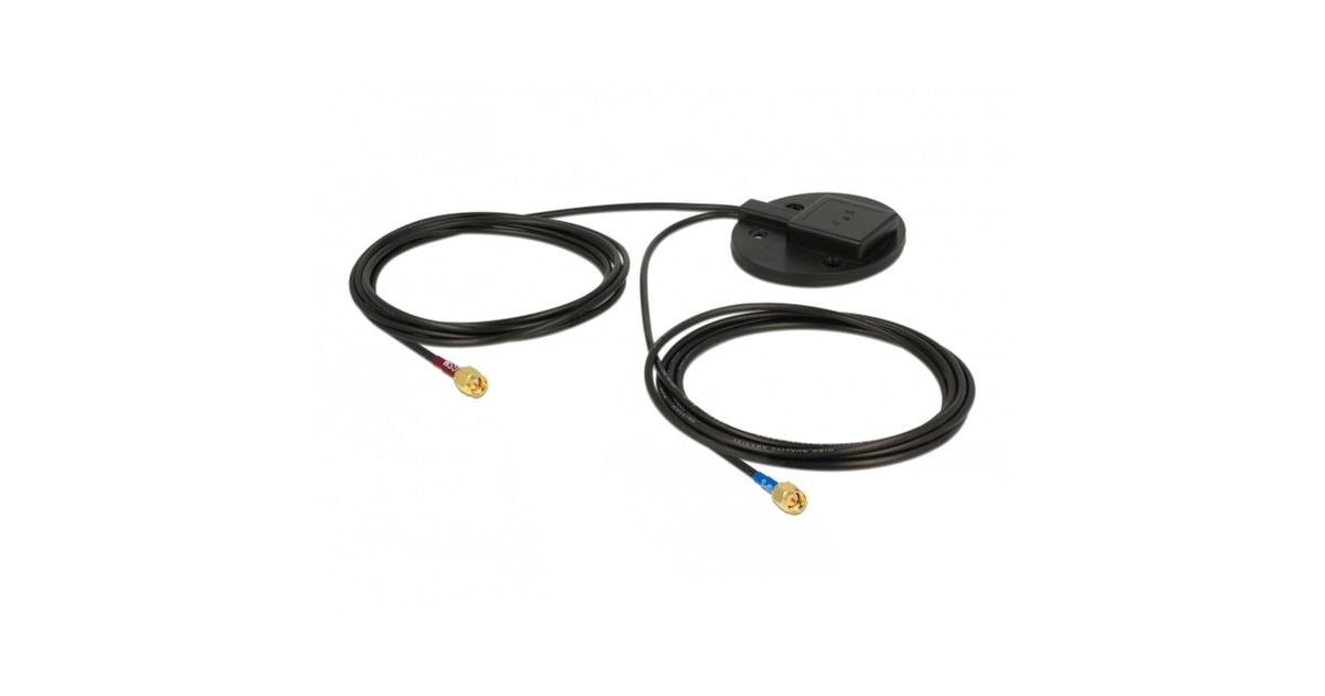 Navilock Multiband Antenne(schwarz, GNSS, GSM, UMTS, LTE, SMA)