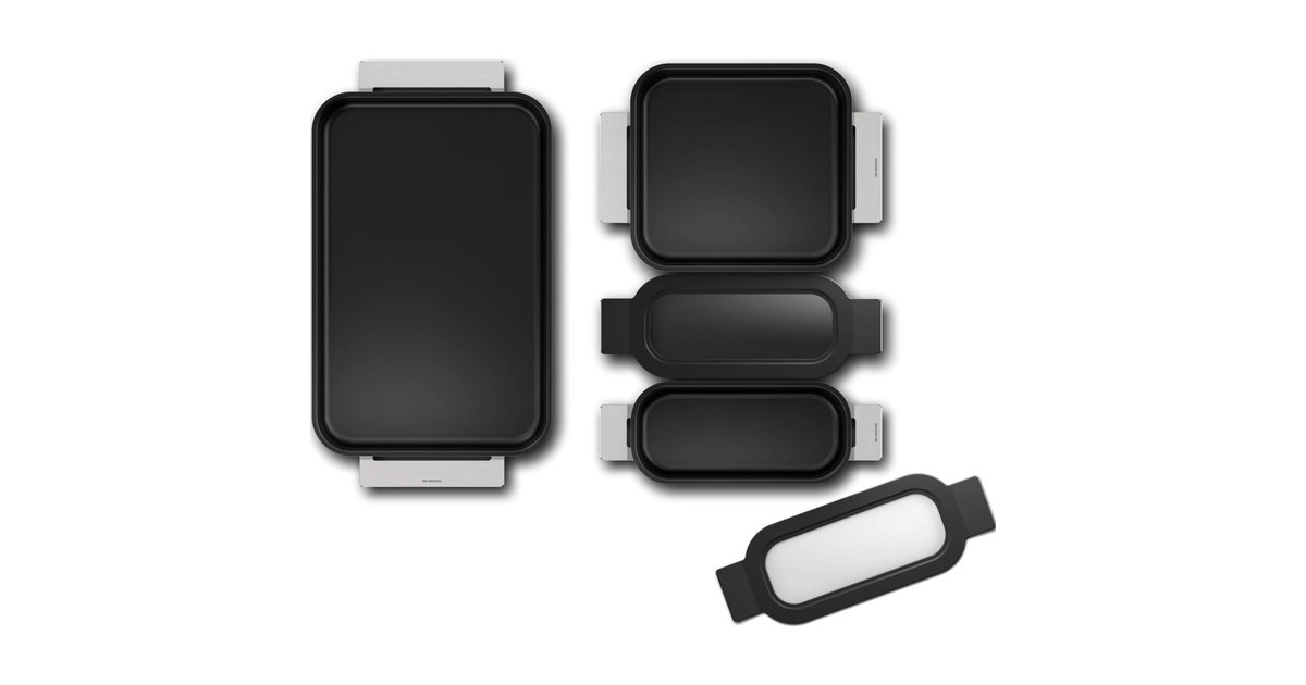 Neff Kochgeschirr-Set Induktion Z9404FF0, Pfannen-Set(edelstahl/schwarz, 1x groß, 1x medium, 2x klein mit Glasdeckel)