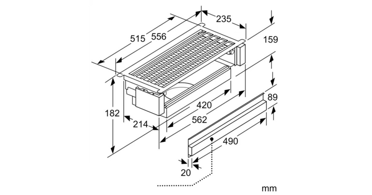 Neff Long Life Umluftset Z51ITD1X1, Umrüst-Set(silber)