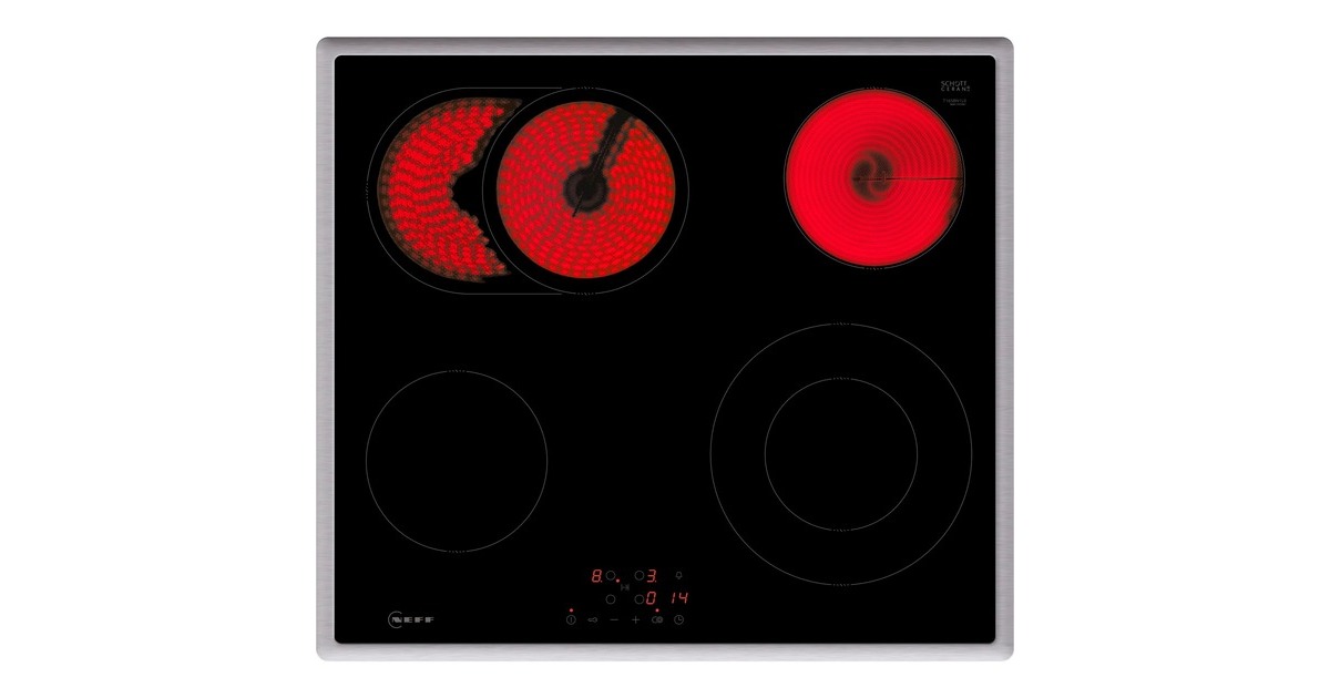 Neff T16SBN1L0 N 50, Autarkes Kochfeld(schwarz/edelstahl, 60 cm)