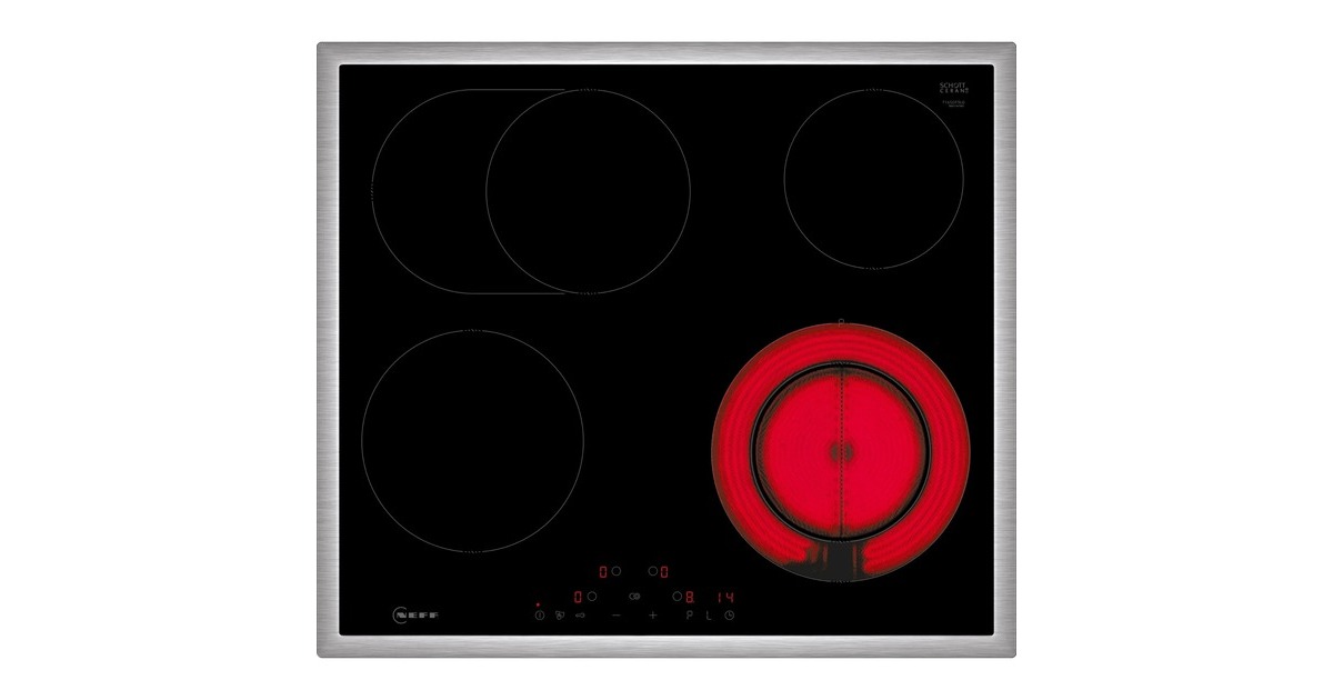 Neff T16SDF9L0 N 70, Autarkes Kochfeld(schwarz/edelstahl, 60 cm)