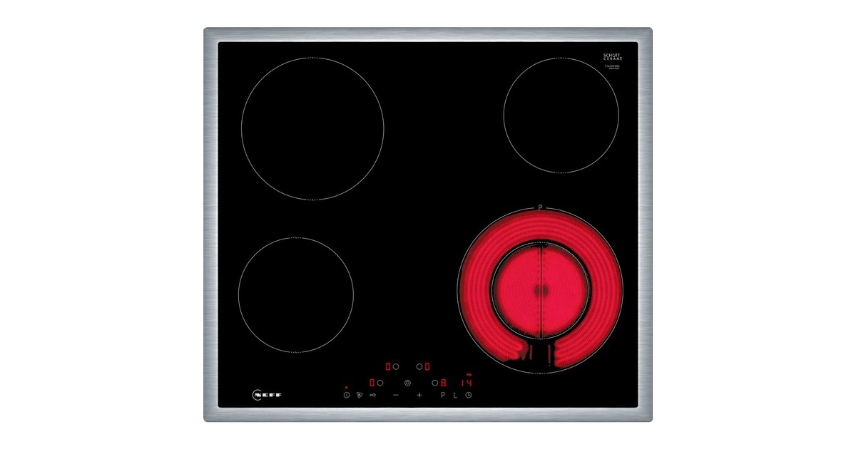 Neff T16SDF9R0 N 70, Autarkes Kochfeld(schwarz/edelstahl, 60 cm)